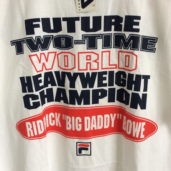 Super Rare 90's FILA Boxing Riddick Big Daddy Bowe - Picture 3 of 8